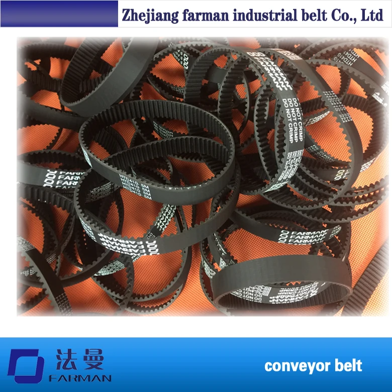 

timing belt HTD3M/5M/8M/14M black type/pu Jointed timing belts