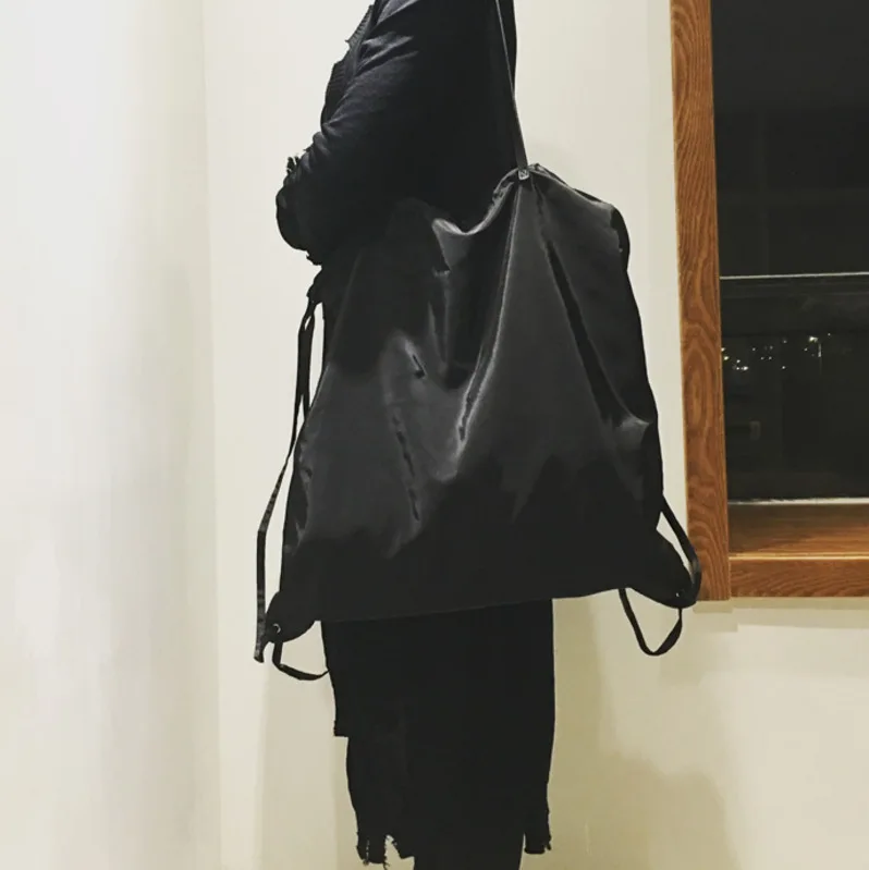 

Super seabob 2018 New Design Dark System Large Capacity Shopping Bag Concise Solid Color Single Shoulder Package Women DA303
