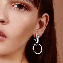 SRCOI уникальные ручные круглые серьги-гвоздики, винтажные шикарные золотые, серебряные, цветные человеческие пальмы, женские серьги, геометрические, индийские, Bijoux Brincos