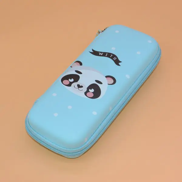 Panda small Чехол для карандашей с единорогом Estuche Unicornio Escolar, большой чехол для ручек и карандашей, чехол для карандашей, розовый карандаш с животными EVA - Цвет: Panda small
