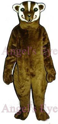 

Professional wild badger Mascot Costume ADULT SIZE badger theme fur anime cosplay mascotte costumes carnival fancy dress kits
