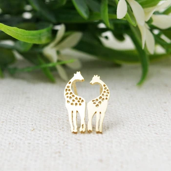 

Fashion hole giraffe stud earrings, Relative of the giraffe stud earrings for women