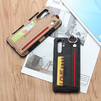 

Fabric Cloth Wallet Case For Samsung Galaxy A50 A30 A70 Back Cover with Strap S20 ULTRA S10 5G Cloth Wallet Silicone Cover Case