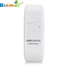 Красивый подарок Белый Мини 5 Гбит/с супер скорость USB 3,0 Micro SD/SDXC TF кардридер адаптер Цена Mar16