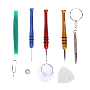 

9 in 1 Phone Repair Pry Opener Tool Kit Screwdriver Combination Tool Ser for iPhone 7 Opening Disassemble Hand Tools NG4S
