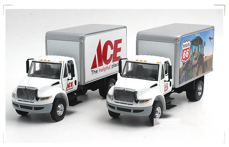 Коллекционная модель из сплава, подарок, 1:50 Масштаб, первая передача, международная, фургон, грузовик, литая игрушка, модель для украшения