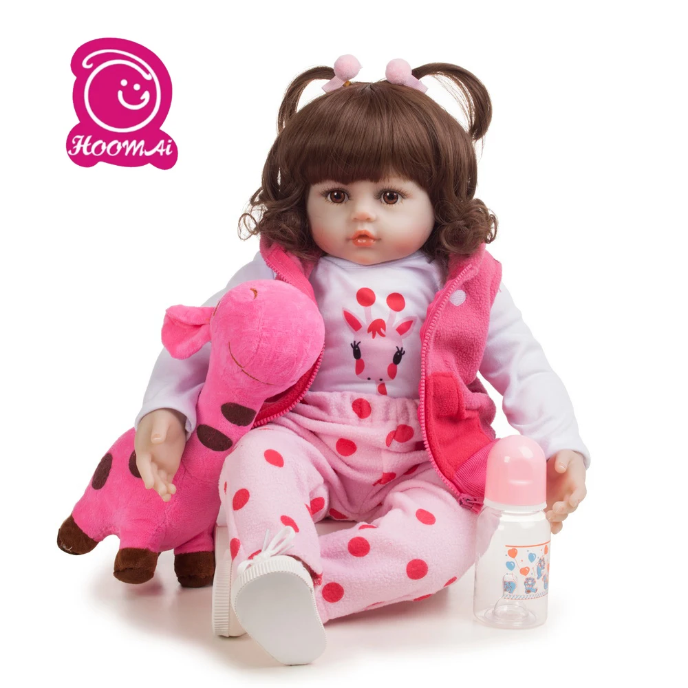 48 см силиконовые куклы для новорожденных Bebe реалистичные маленьких девочек lol