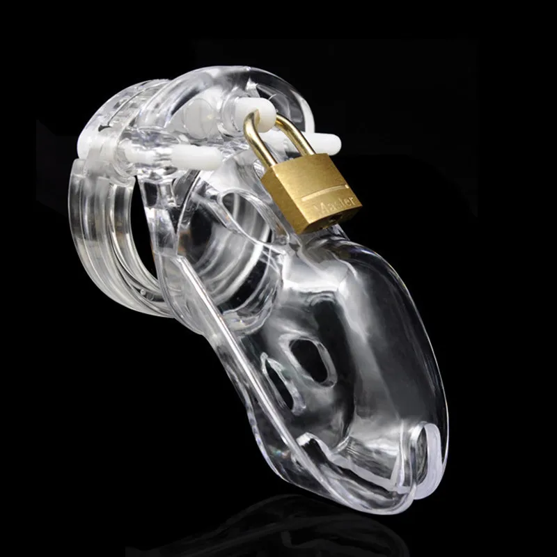 New 5 Color Male Chastity Device with 5 Penis Rings,Cock Cage,Cock Rings Sleeve,Virginity Lock,Fetish BDSM Sex Toys for Man Gay