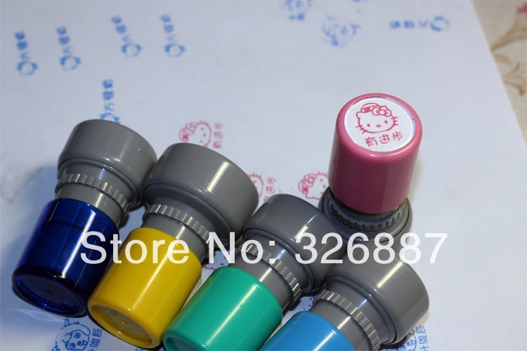

Customized Photosensitive Large teacher stamp mark Colorful birthday name Word for DIY Scrapbooking/Card /Wedding Decoration