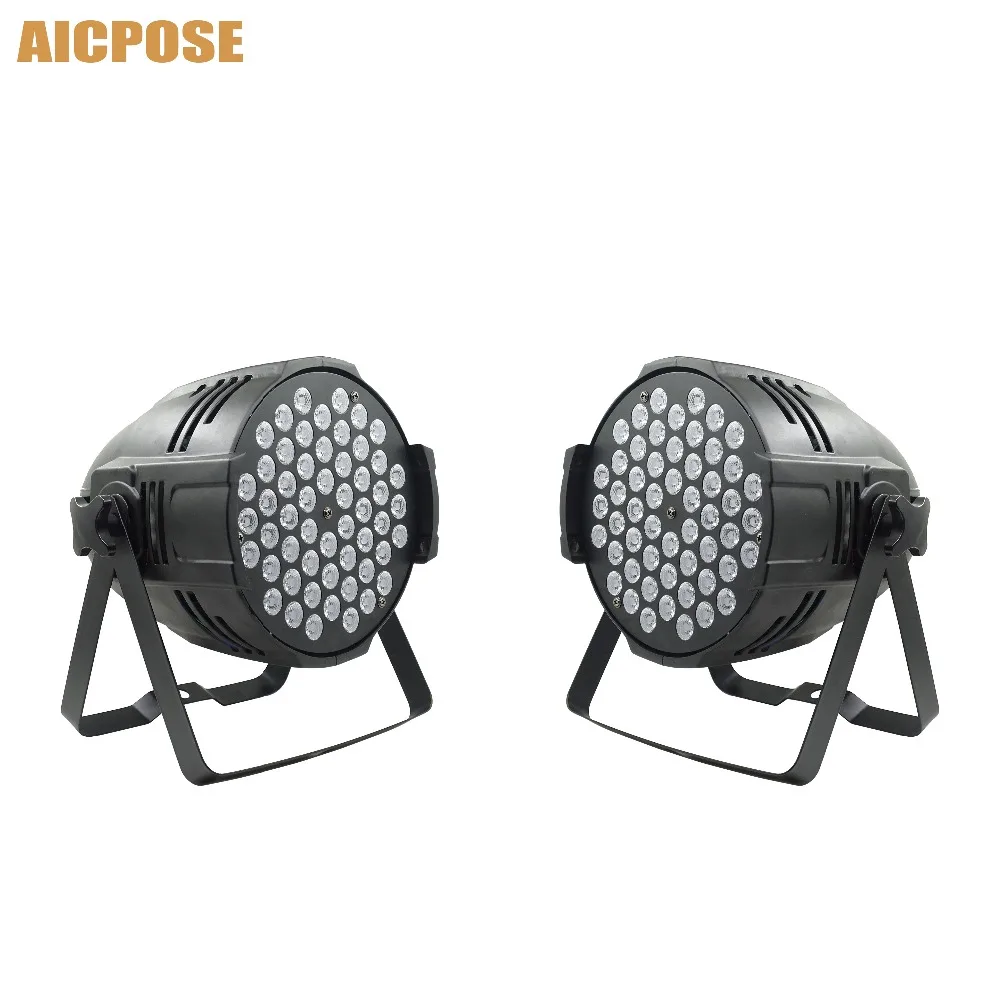 2pcs/lots 54x9w led Par lights RGB 3in1 Disco Lights LED Stage Light
