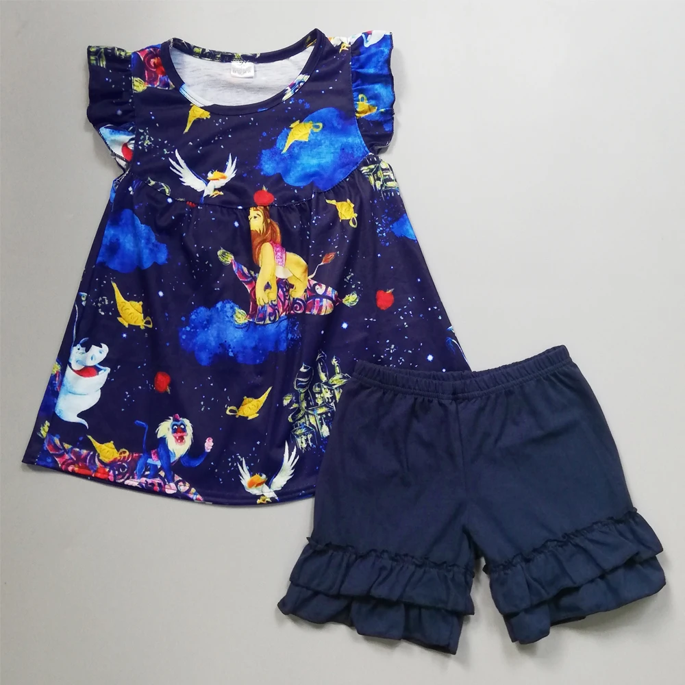 

Summer Outfit Baby Girls Boutique outfit Clothes SetCONICE NINI Dream animal starry sky paradise Baby Girl Clothes 2GK904-1219