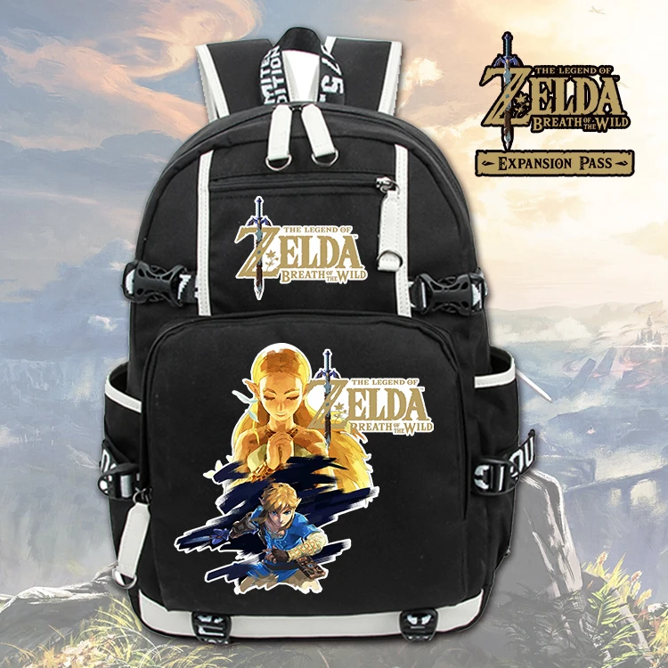 

The Legend of Zelda Cartoon Backpack Breath of the wild Eye Women Backpack Schoolbag Bookbags Men Laptop Shoulder Bag Travel Bag