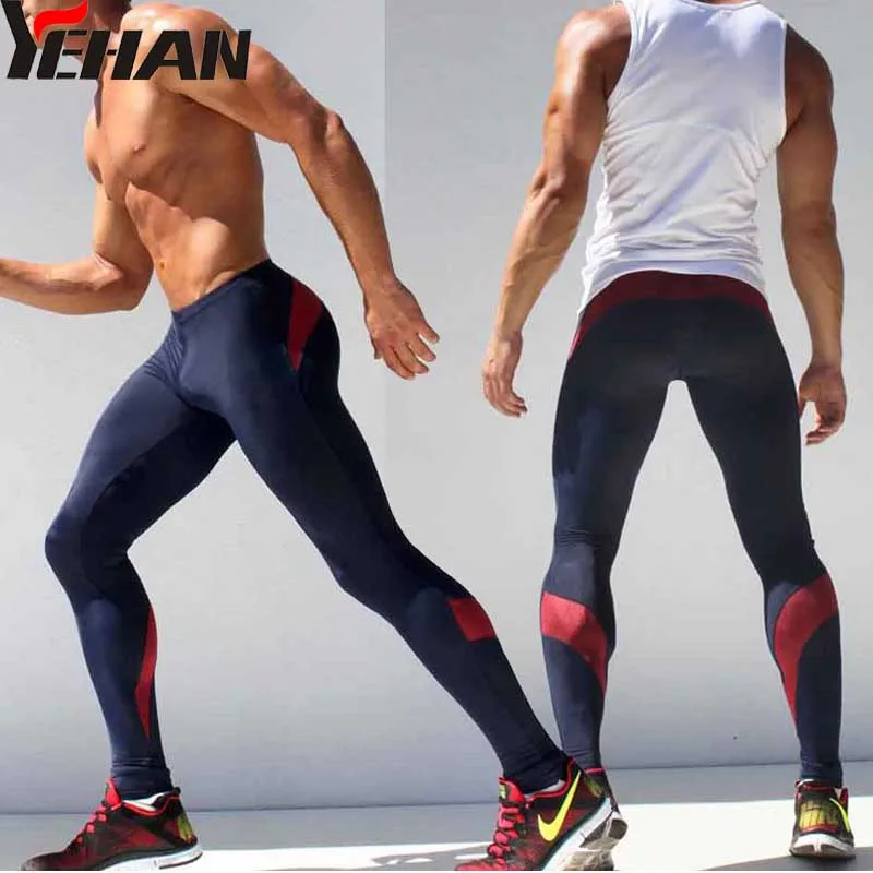 Compresion Pants Men Sport Runing Pants Elastic Joggers