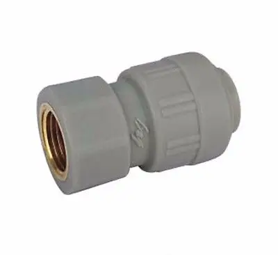 

POM Pipe Fitting Quick Connect Push Fit Coupler 1" BSP Female Thread x fit 32mm O/D Tube
