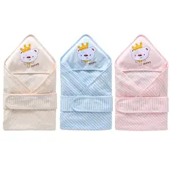 Милый мультфильм детские вещи из хлопка для новорожденных удерживающее покрывало мягкий кондиционер Стёганое одеяло детское полотенце