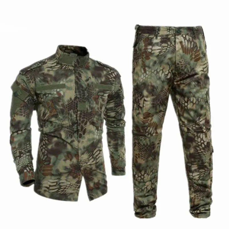 Тактическая армейская камуфляжная Военная униформа для мужчин, БДУ, Мультикам, камуфляжная военная форма, комплект одежды, страйкбольная куртка+ штаны
