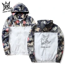 Frdun Tommee Lil Peep Sad куртки с капюшоном ветровка мужские куртки пальто толстовка мужская хип-хоп на молнии легкие куртки бомбер