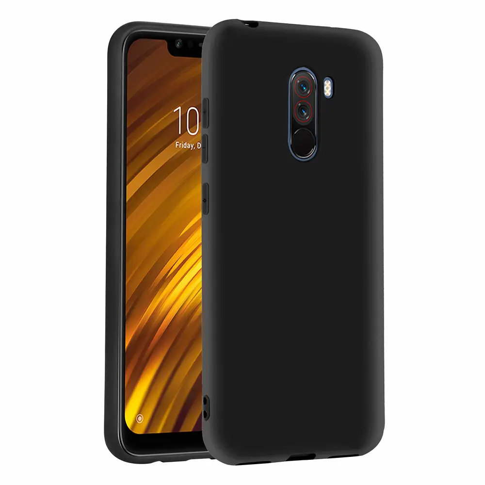 

Matte Soft Clear TPU Silicone Frosted Cover For Xiaomi Pocophone F1 Mobile Shockproof Back Case For Xiaomi Pocophone F1 Poco F1