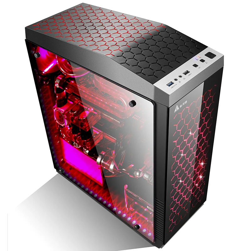 Игровой Компьютер GETWORTH R23 I7 настольный 7700 WD 240G SSD 8 ГБ ОЗУ GTX GeForce 1060 широкая