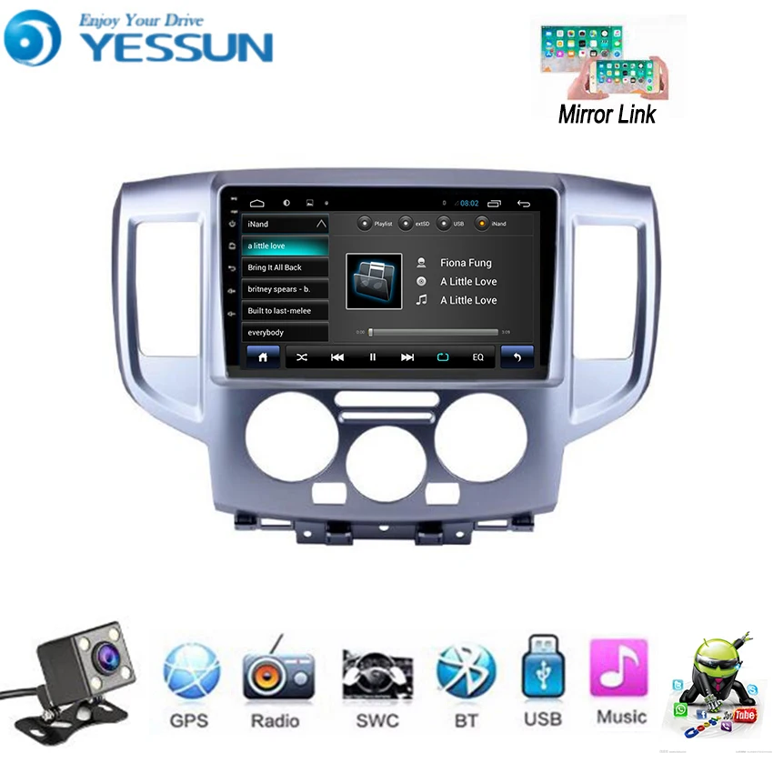 Perfect YESSUN For Nissan NV200 2014~2018 Car Android Multimedia Player Car Radio GPS Navigation Big Screen Mirror Link 3