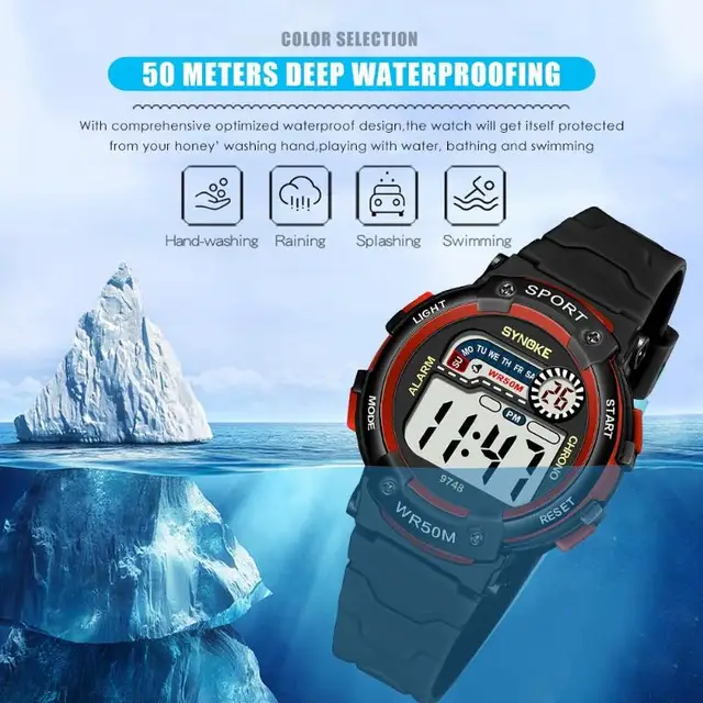 Sport Student Children Watch Kids Watches Boys Girls Clock Child LED Digital Wri Sport Student Children Watch Kids Watches Boys Girls Clock Child LED Digital Wri