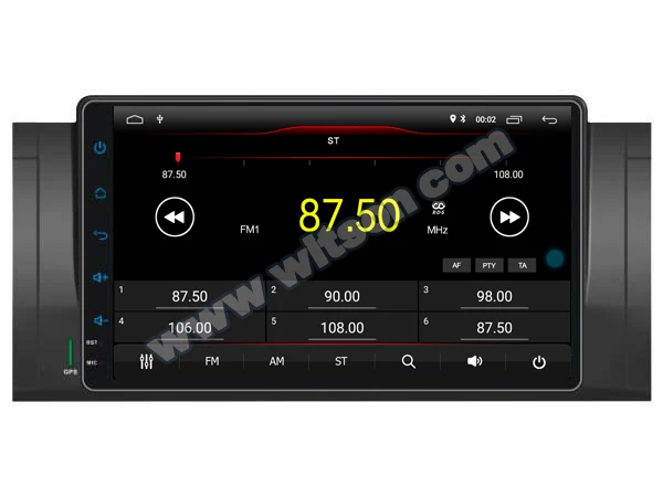 WITSON Android 9,1 В Автомобильный dvd плеер для BMW E39/M5/X5/E53 gps навигационная система Зеркало Ссылка приемник fm/am/OBD/TPMS/DVR/Wifi/4G