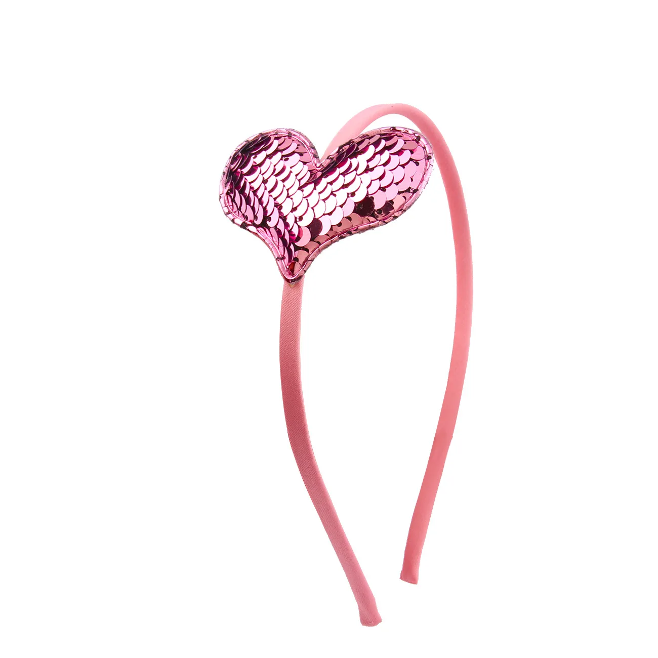 Горячая Распродажа блесток лук любовь дети двусторонние пайетки уши Hairband бутик детей жесткое оголовье обувь для девочек аксессуары волос
