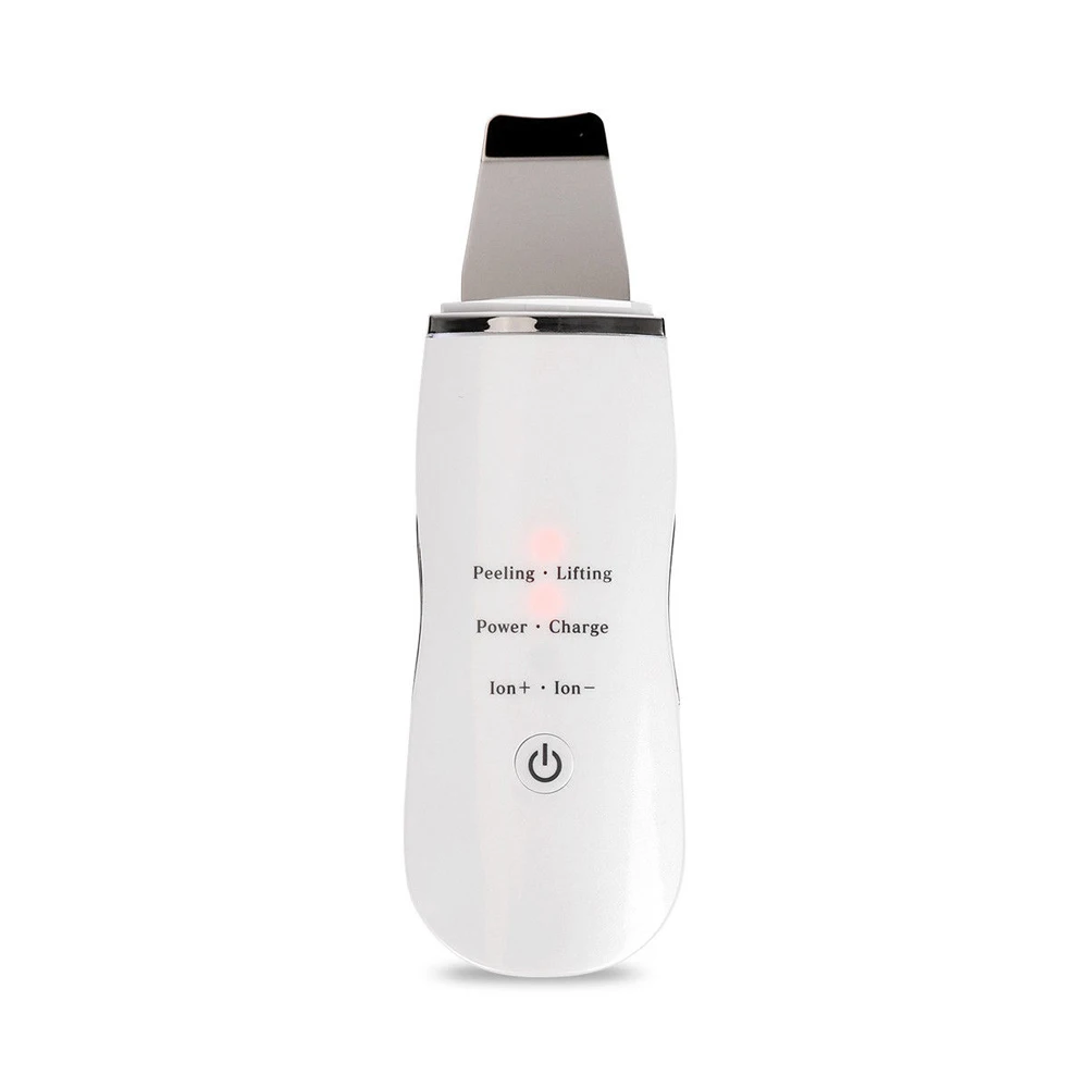 Ultrasonic Skin Scrubber Rechargeable Facial Pore Cleaner Sonic Face