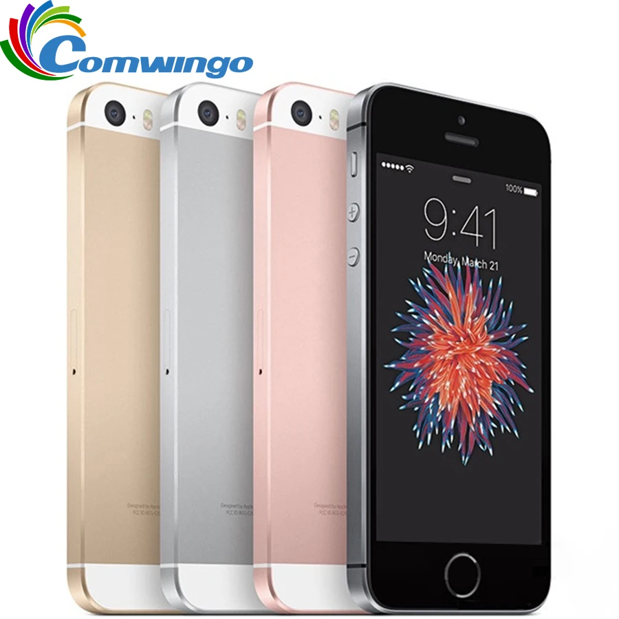 Unlocked Apple iPhone SE Cell Phone RAM 2GB ROM 16 64GB Dual core A9 4