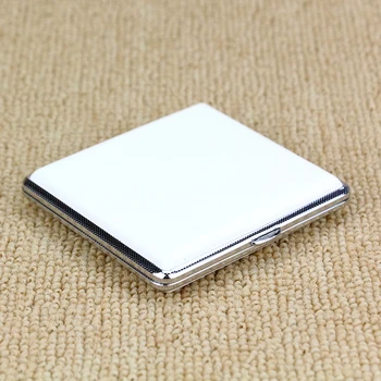 

New White Cigarette Case Leather Box for 20 Cigarettes Portable Smoking Case Tobacco Cigarette Bag
