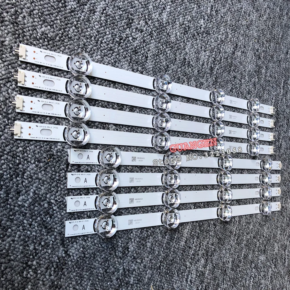 

100% NEW 80PCS(40*A,40*B) LED strips for LG INNOTEK DRT 3.0 42"-A/B Type 6916L 1709B 1710B 1957E 1956E 6916L-1956A 6916L-1957A