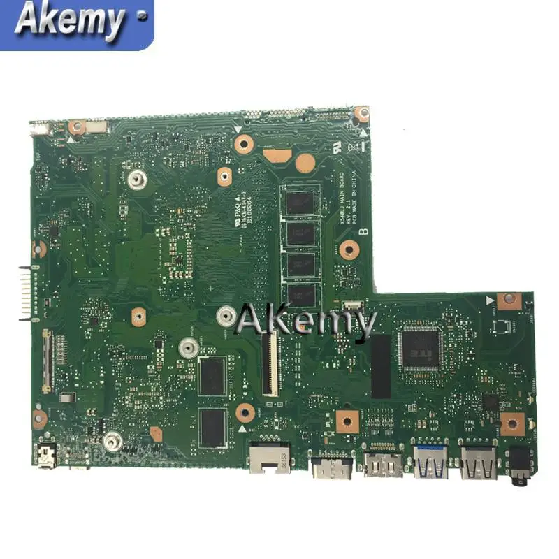 Akemy X540LJ материнская плата для ноутбука ASUS X540LJ X540L F540L X540 Тесты Оригинал материнская плата 4G-RAM I5-5200U GT920M
