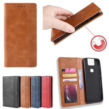 Funda de cuero tipo billetera con soporte para ASUS Zenfone 6 2019 ZS630KL Funda Capa con ranuras para tarjetas