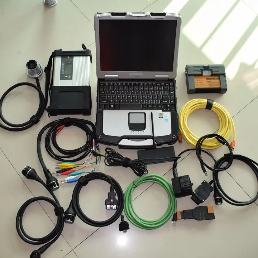 MB Star C5 для BMW ICOM A2 b c Программирование 2в1 диагностический инструмент с новейшим