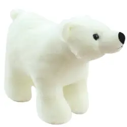Kawaii полярный медведь плюшевые игрушки мягкий белый медведь Животные мягкие игрушки куклы для детей и девочек Kawaii Медведь подушку на день