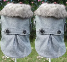Petalk New Winter Warm Dog Coat Pet Trench Jacket Faux Fur Clothes for Pet XS S M L XL 2XL 3XL Petalk New Winter Warm Dog Coat Pet Trench Jacket Faux Fur Clothes for Pet XS S M L XL 2XL 3XL