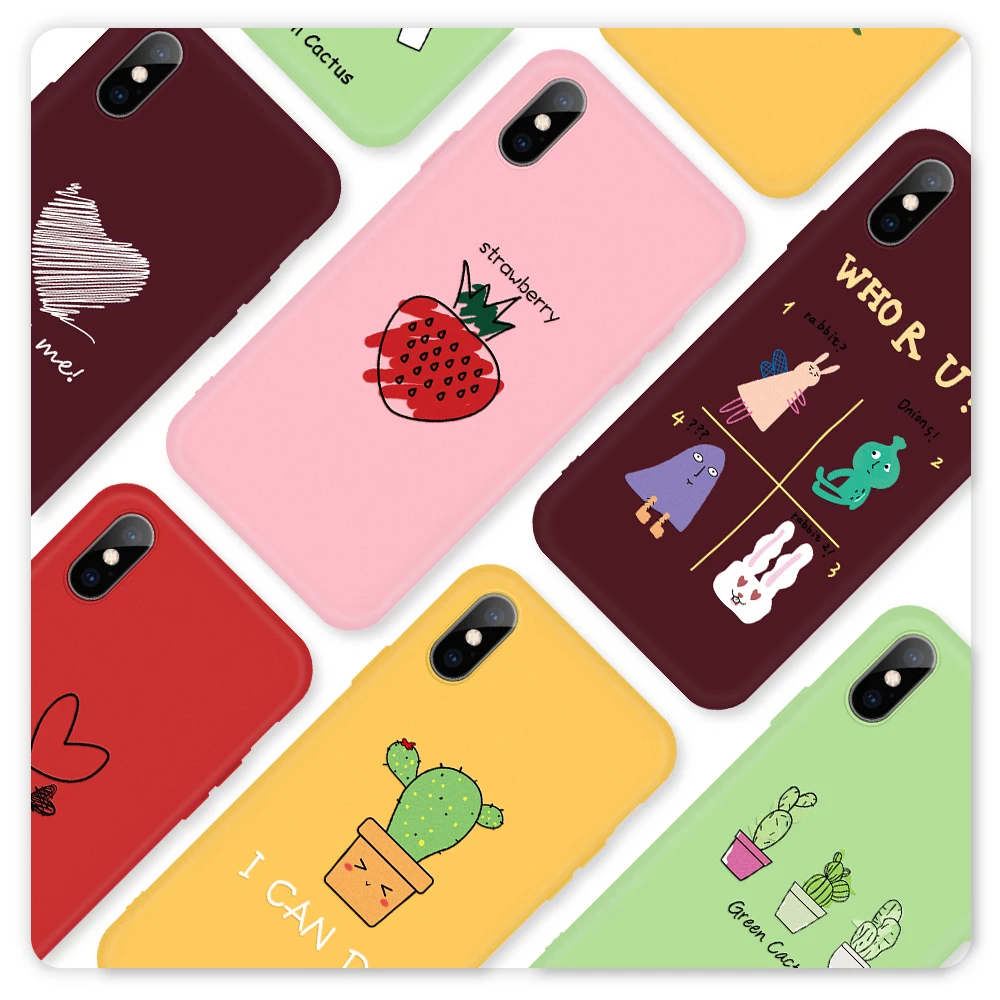

Cute Cartoon Dinosaur Patterned Case For iPhone Xs Max Xs Xr X 8 7 6 6S Plus 5 5S SE Matte Case For iPhone X 8 7 6 6S 5 5S SE