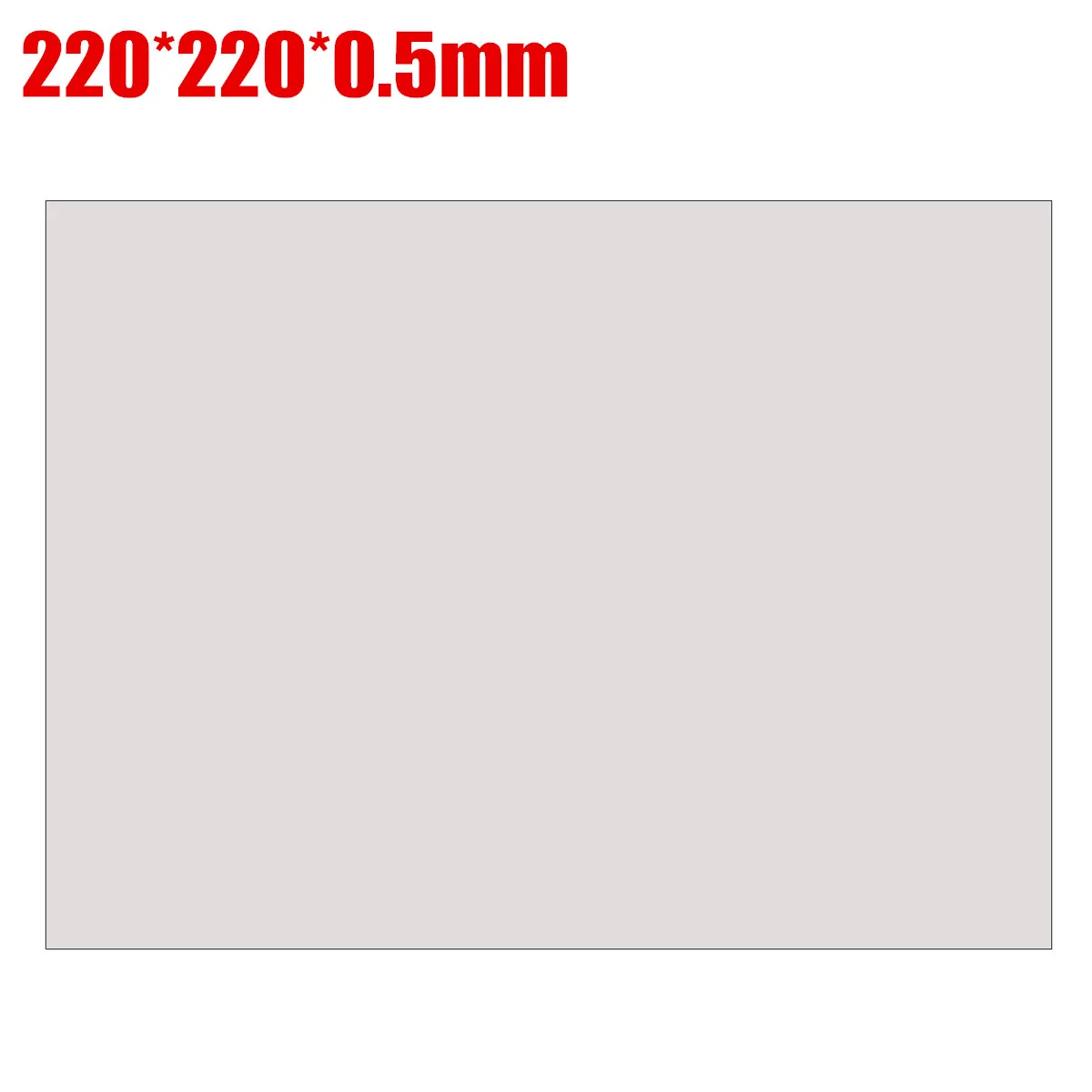 

220*220*0.5mm Polyetherimide PEI Sheet For 3D Printer