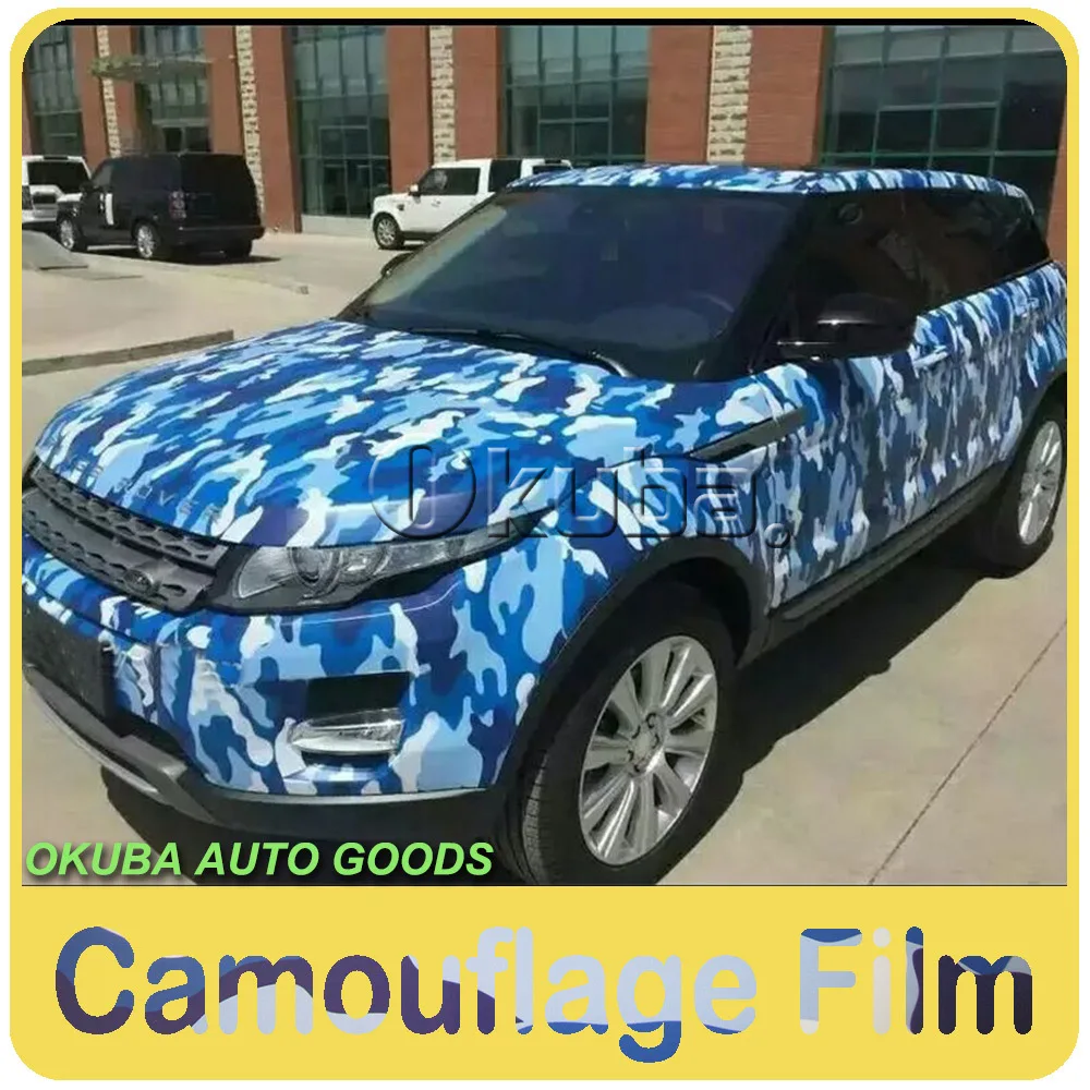 

Fedex Free Shipping 1.52*30m Camouflage Vinyl Car Wrap Camo Film Car Sticker Bomb Design With Air Free Wholesale Retail