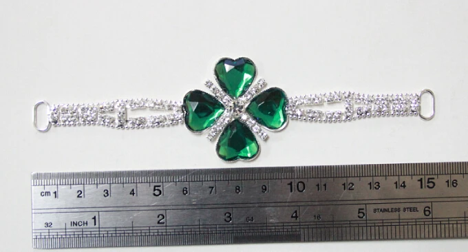 40 шт./лот " Shamrock разъем для камней для плавания одежда Бикини Разъем LSRC031405