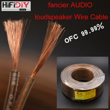 HI-FI DIY 1~ 15 м бескислородная медь 200 300 400 600 CoreSpeakers провод громкоговорителя линейный аудио кабель Fancier OFC чистый