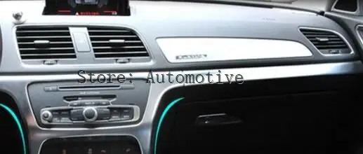 Интерьер контрольная панель центральная консоль Панель Накладка для Audi Q3 2013- 3 предмета в комплекте