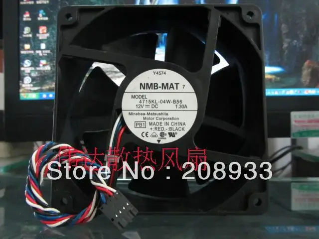 

For NMB 12038 12V 1.3A 4715KL-04W-B56 for server fan