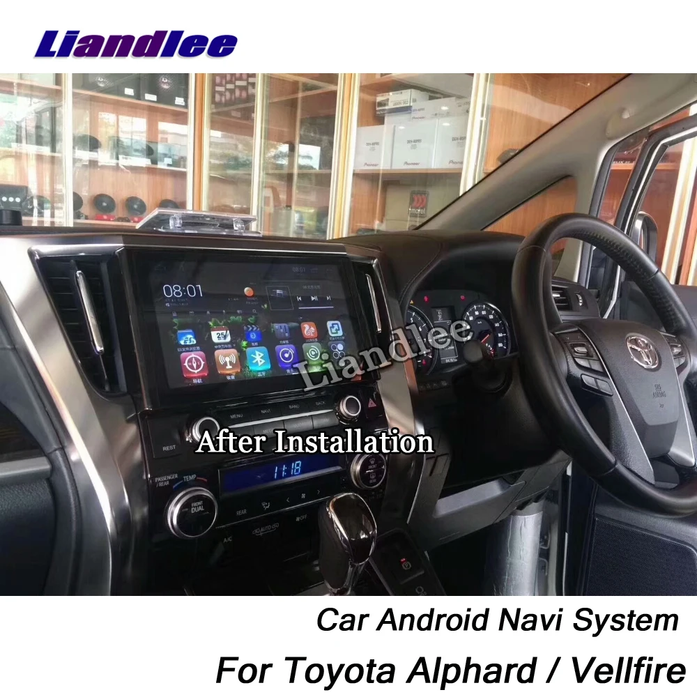 Discount Liandlee Car Android For Toyota Alphard / Vellfire AH30 2015~2018 Radio Stereo Carplay GPS Wifi Navi MAP Navigation Multimedia 2