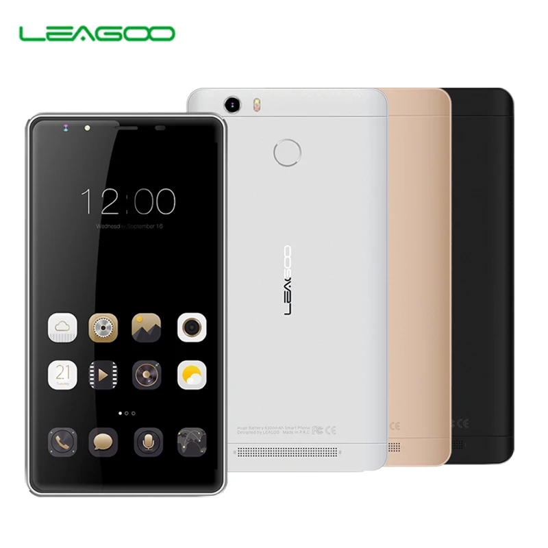 6'' Leagoo Shark 1 6300mAh Battery Smartphone Android 5.1 MTK6753 Octa Core 3GB RAM 16GB ROM 1920x1080 13MP 4G LTE OTG Phone