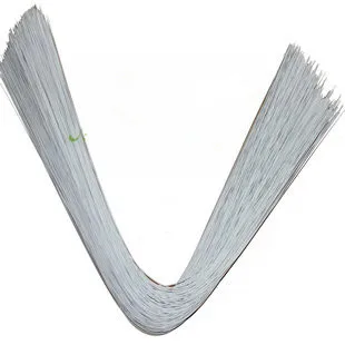 Бумага с покрытием зеленый железный провод для DIY нейлон цветок/цветок материал ручной работы DIY 18#50 см длина/80 шт./лот