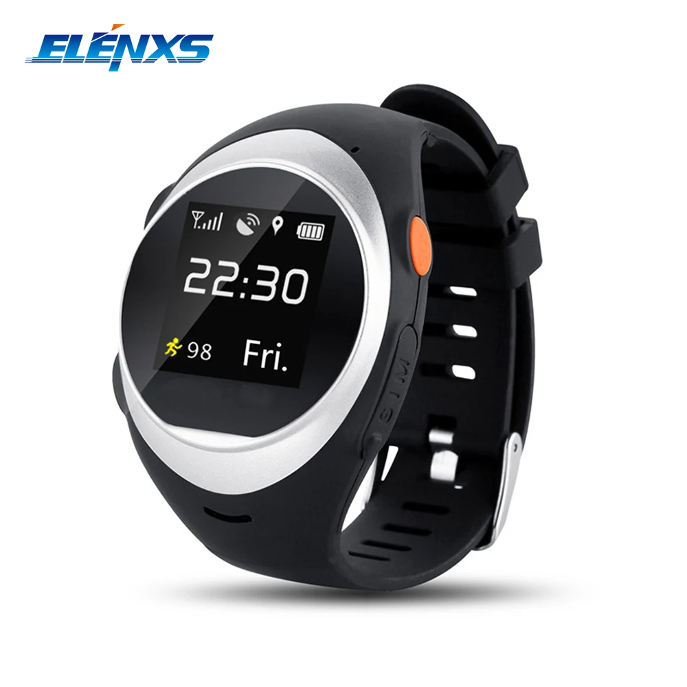 S888A Adult/Elderly Smart Watch Phone GPS/LBS/AGPS Positioning SOS Call
