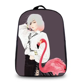 

BAOBEIKU New Anime illustrations 3D Printing Backpacks Creative For Children School Bag Kids Shoulder Travel Bags Students