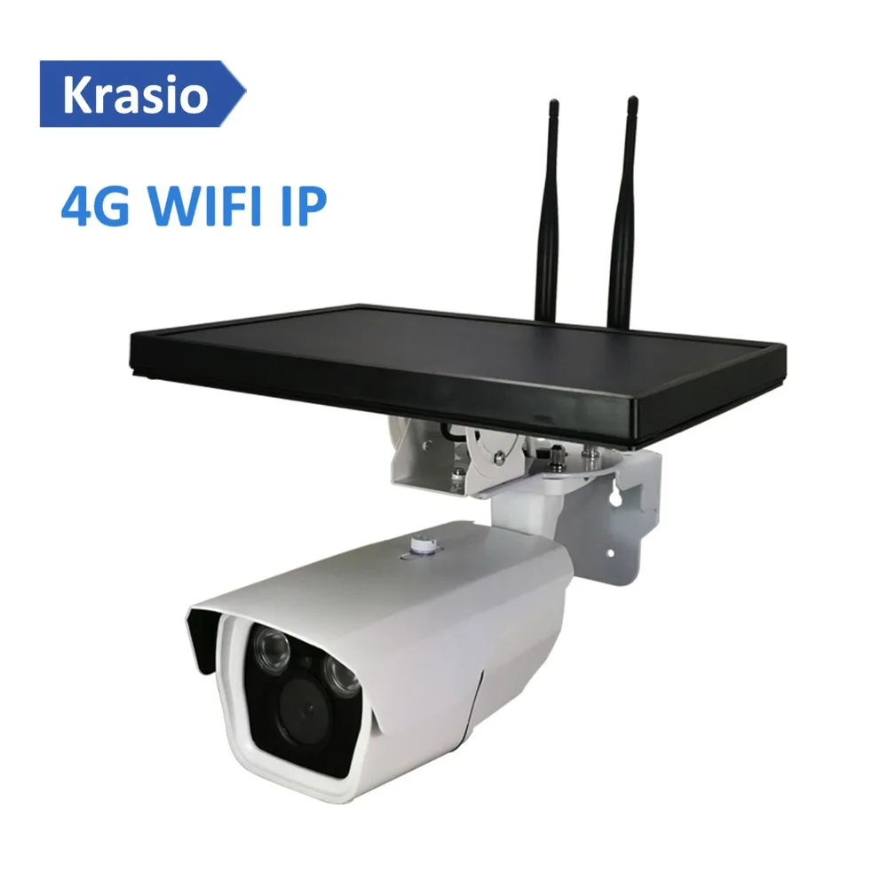 Камера видеонаблюдения на солнечной батарее 4G LTE Wi Fi беспроводная IP HD 1080P