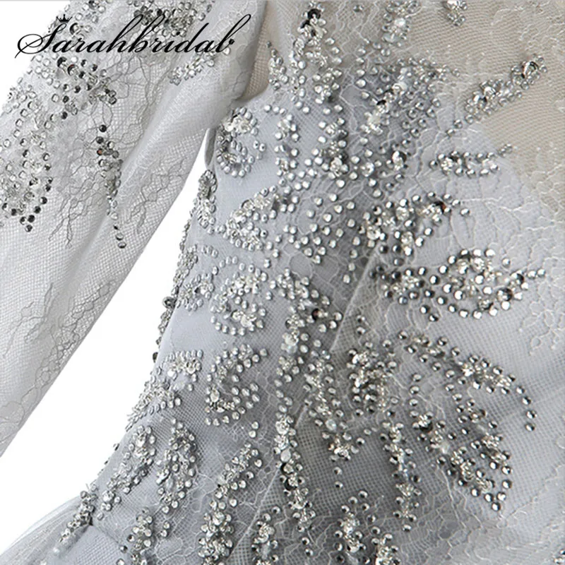 Sweety Sky Blue Evening Dress Long New Arrivals A-line Floor Length Half Illusion Sleeve Beaded Lace Up Party Prom Gown CC3130 Sweety Sky Blue Evening Dress Long New Arrivals A-line Floor Length Half Illusion Sleeve Beaded Lace Up Party Prom Gown CC3130